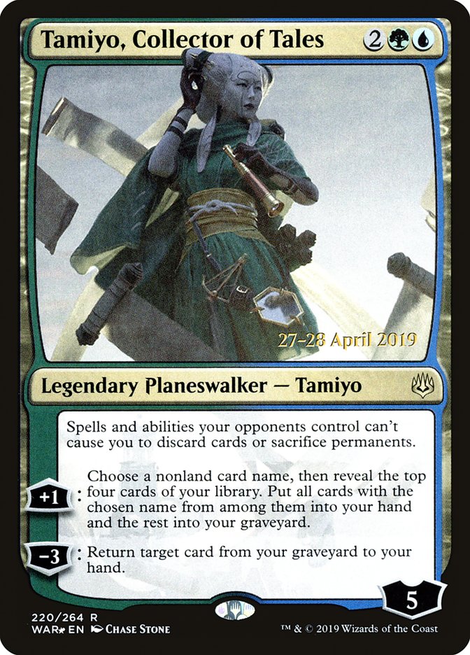 Tamiyo, Collector of Tales [War of the Spark Prerelease Promos] | GrognardGamesBatavia