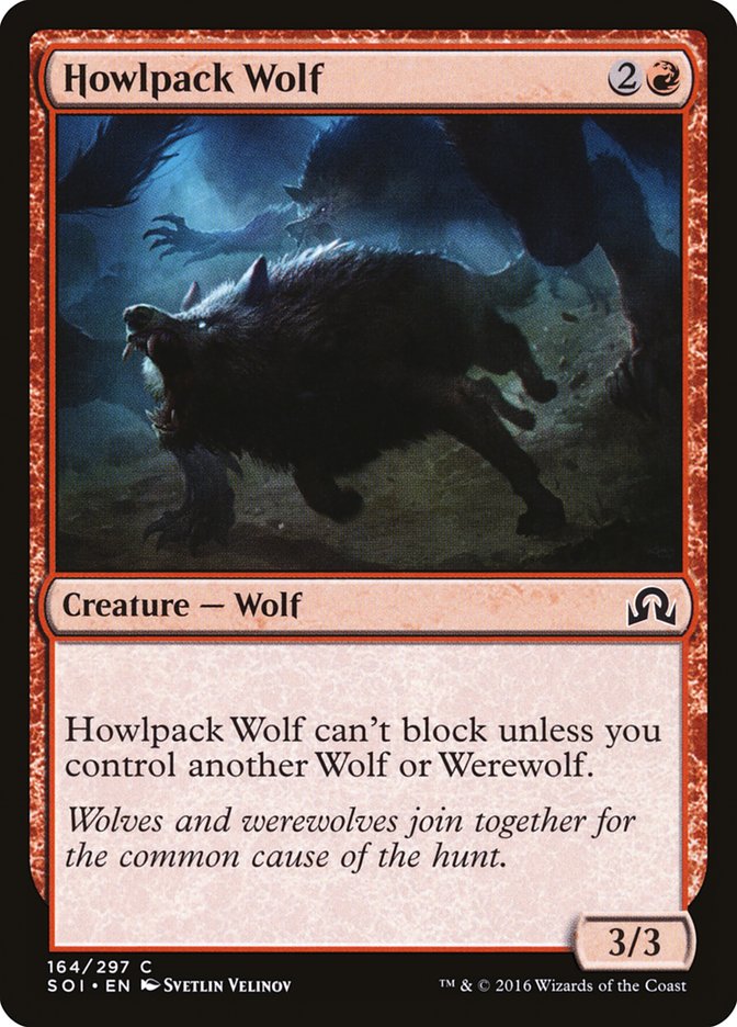 Howlpack Wolf [Shadows over Innistrad] | GrognardGamesBatavia