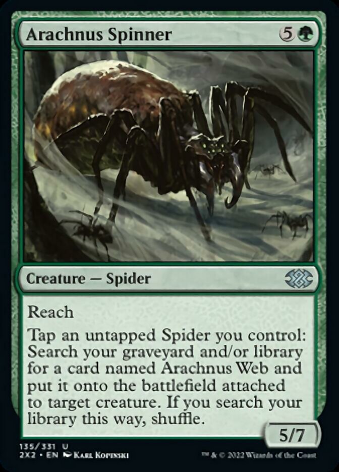 Arachnus Spinner [Double Masters 2022] | GrognardGamesBatavia