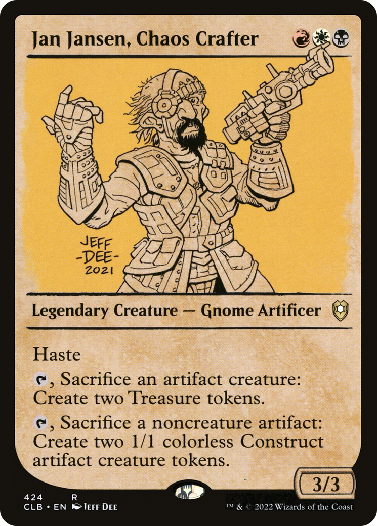 Jan Jansen, Chaos Crafter (Showcase) [Commander Legends: Battle for Baldur's Gate] | GrognardGamesBatavia