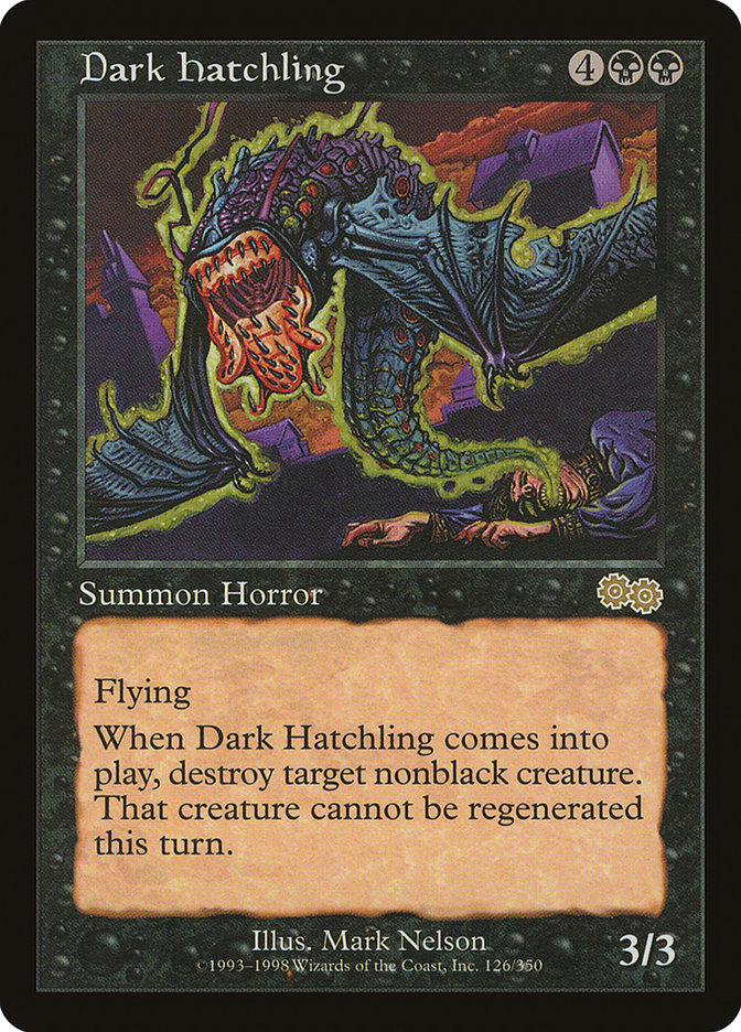 Dark Hatchling [Urza's Saga] | GrognardGamesBatavia