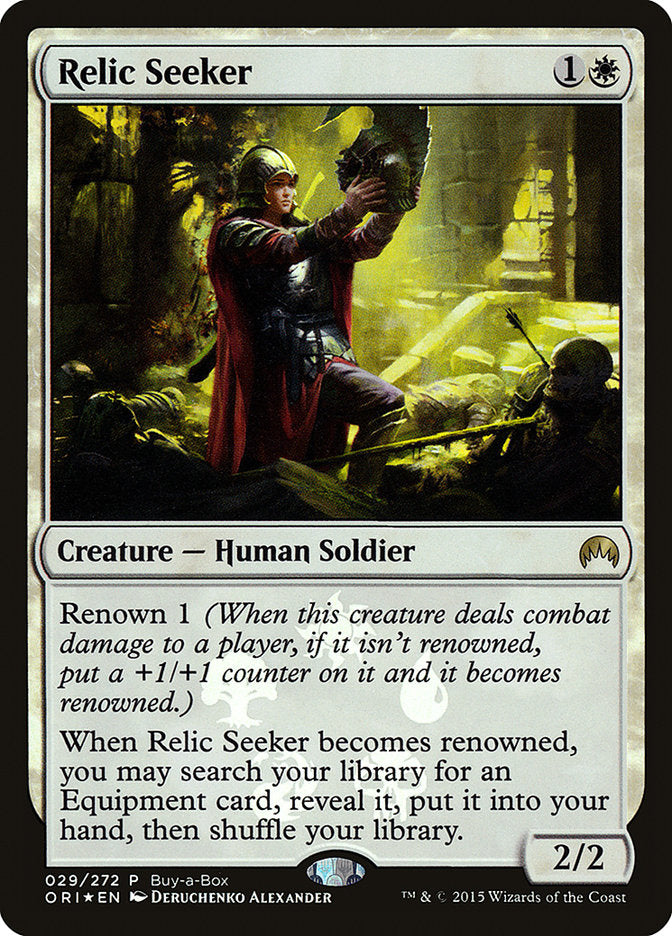 Relic Seeker (Buy-A-Box) [Magic Origins Promos] | GrognardGamesBatavia