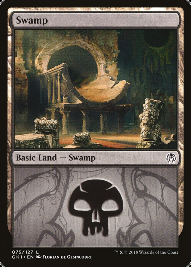 Swamp (75) [Guilds of Ravnica Guild Kit] | GrognardGamesBatavia