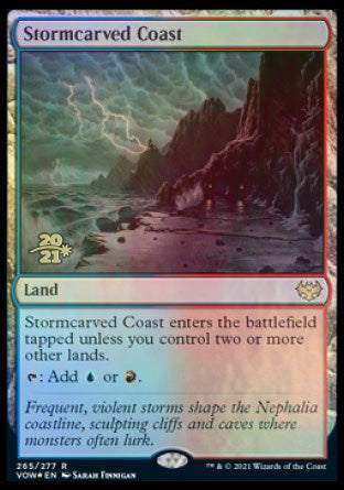 Stormcarved Coast [Innistrad: Crimson Vow Prerelease Promos] | GrognardGamesBatavia