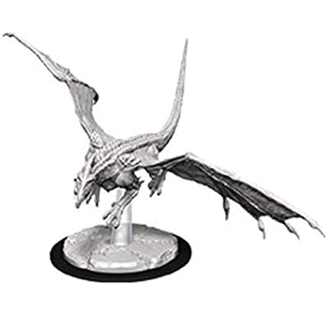 WizKids-  73712  Young White Dragon | GrognardGamesBatavia