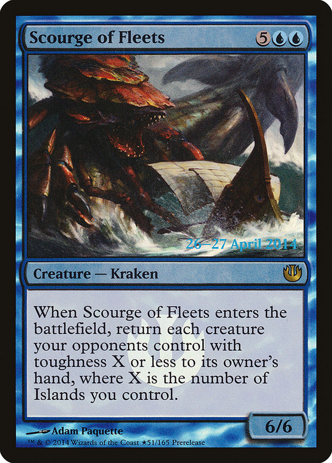 Scourge of Fleets [Journey into Nyx Prerelease Promos] | GrognardGamesBatavia