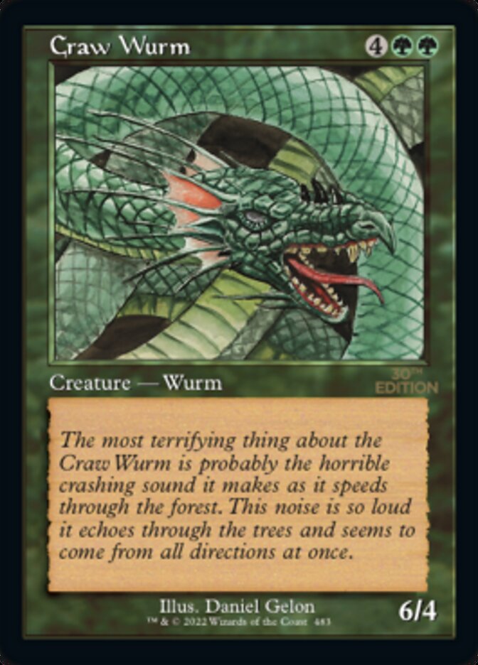 Craw Wurm (Retro) [30th Anniversary Edition] | GrognardGamesBatavia