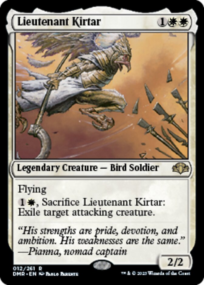 Lieutenant Kirtar [Dominaria Remastered] | GrognardGamesBatavia