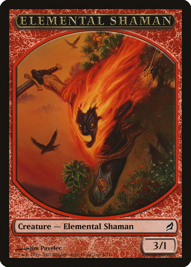 Elemental Shaman Token [Lorwyn Tokens] | GrognardGamesBatavia