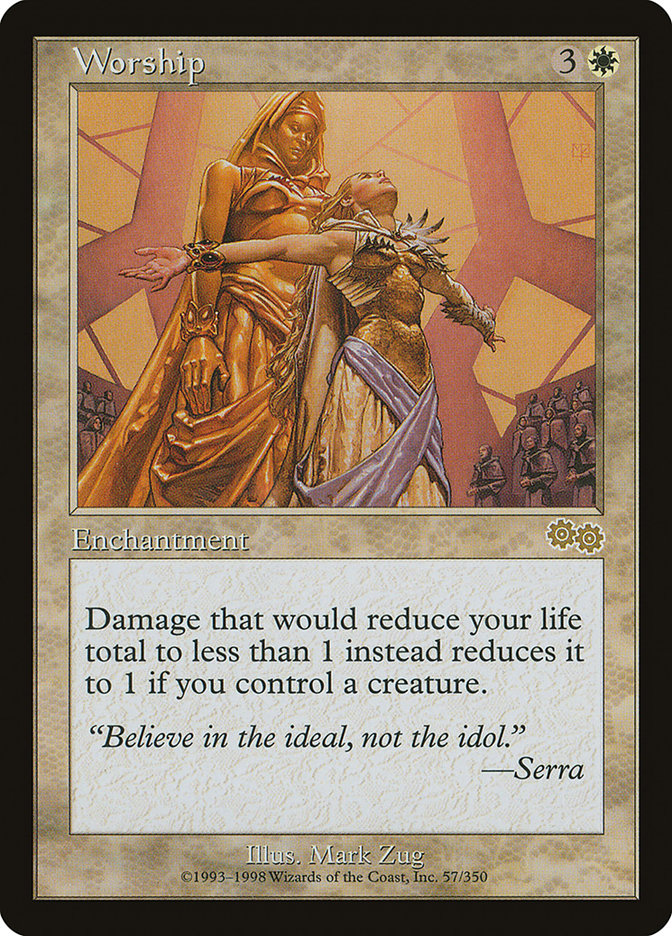 Worship [Urza's Saga] | GrognardGamesBatavia