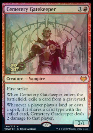 Cemetery Gatekeeper [Innistrad: Crimson Vow Prerelease Promos] | GrognardGamesBatavia