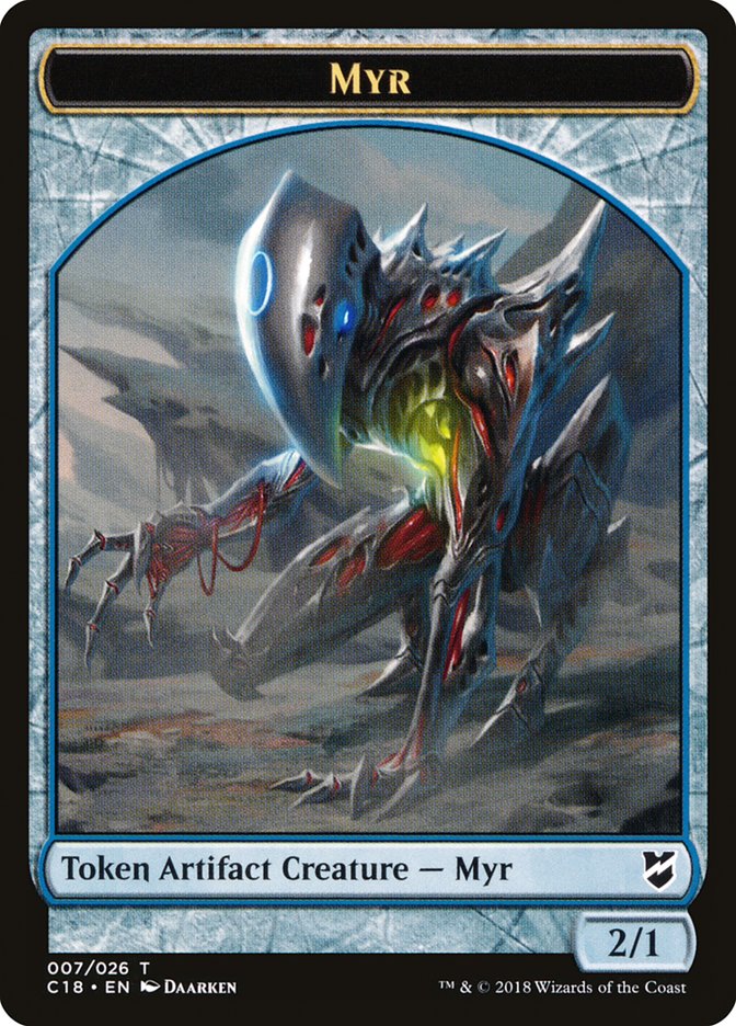 Myr Token (007/026) [Commander 2018 Tokens] | GrognardGamesBatavia