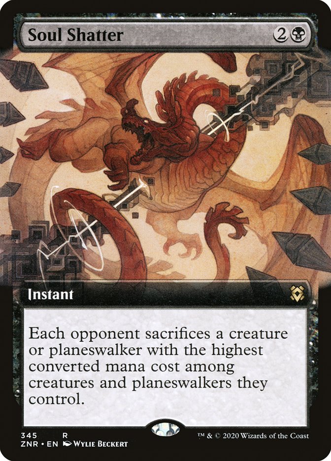 Soul Shatter (Extended Art) [Zendikar Rising] | GrognardGamesBatavia