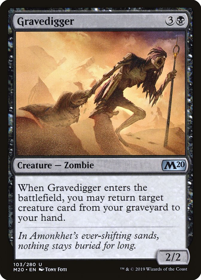 Gravedigger [Core Set 2020] | GrognardGamesBatavia