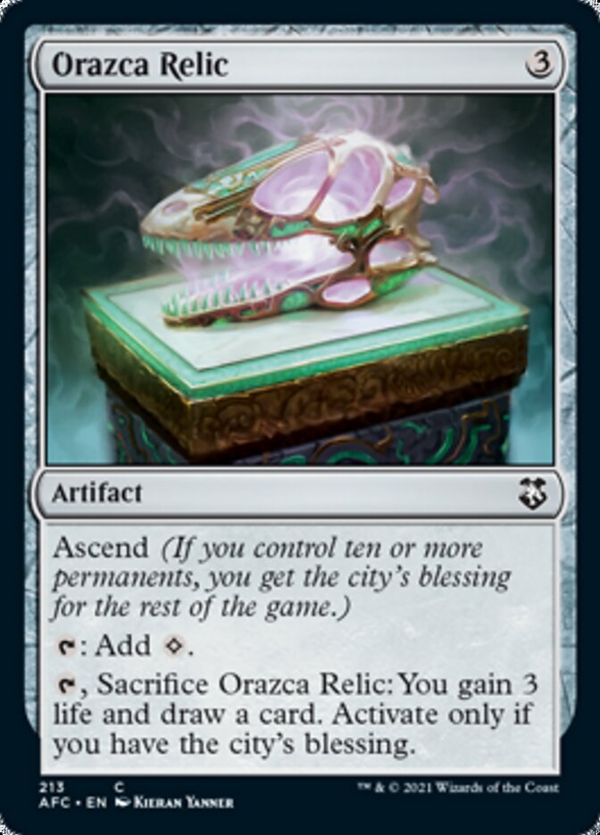 Orazca Relic [Dungeons & Dragons: Adventures in the Forgotten Realms Commander] | GrognardGamesBatavia