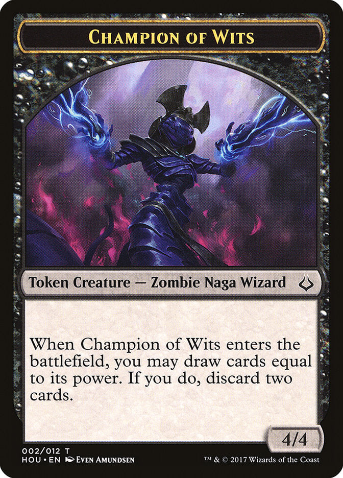 Champion of Wits Token [Hour of Devastation Tokens] | GrognardGamesBatavia