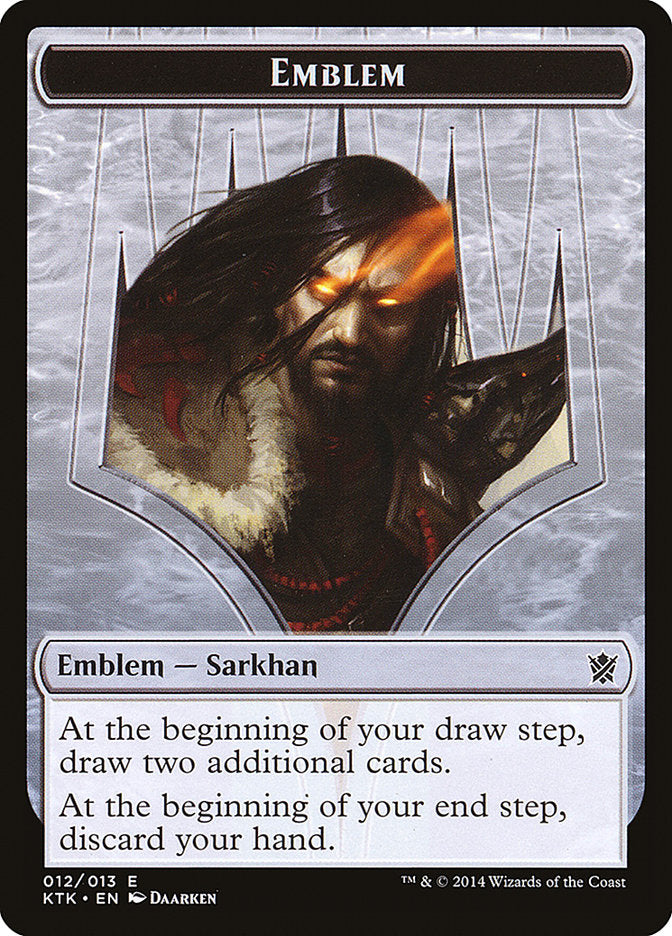 Sarkhan, the Dragonspeaker Emblem [Khans of Tarkir Tokens] | GrognardGamesBatavia