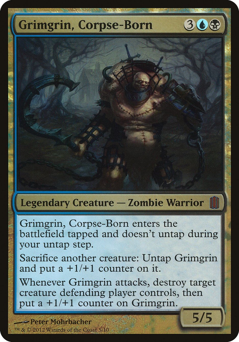 Grimgrin, Corpse-Born (Oversized) [Commander's Arsenal Oversized] | GrognardGamesBatavia