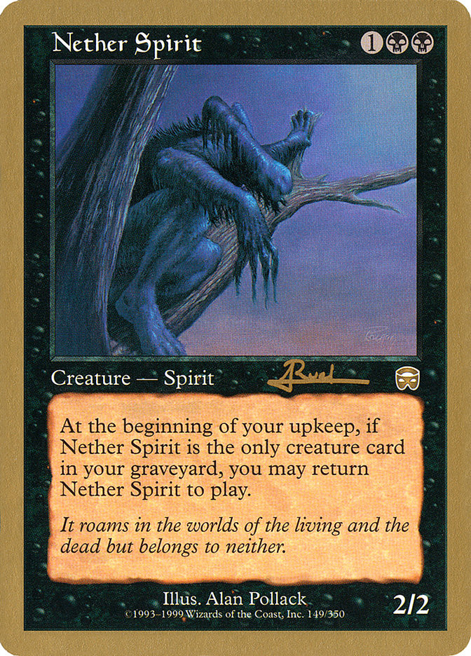 Nether Spirit (Antoine Ruel) [World Championship Decks 2001] | GrognardGamesBatavia