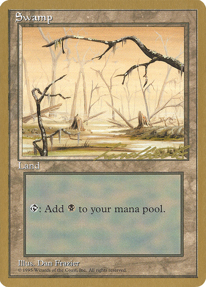 Swamp (ll370) (Leon Lindback) [Pro Tour Collector Set] | GrognardGamesBatavia