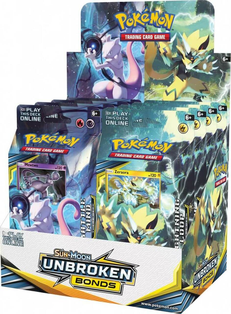 Sun & Moon: Unbroken Bonds - Theme Deck Display | GrognardGamesBatavia