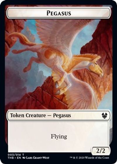 Pegasus // Wall Double-Sided Token [Challenger Decks 2021 Tokens] | GrognardGamesBatavia