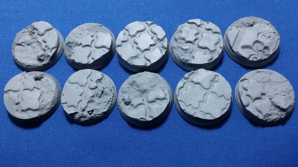 Elrik's Hobbies: Flora De Leaf Base Round 32mm | GrognardGamesBatavia