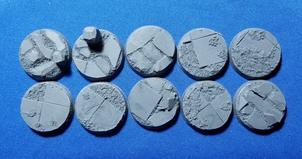 Elrik's Hobbies: Shattered Terrace Base Round 32mm | GrognardGamesBatavia