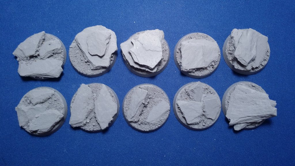 Elrik's Hobbies: Slate Bases Round 32MM | GrognardGamesBatavia