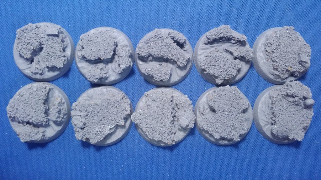 Elrik's Hobbies: Lava Bases Round 35mm | GrognardGamesBatavia