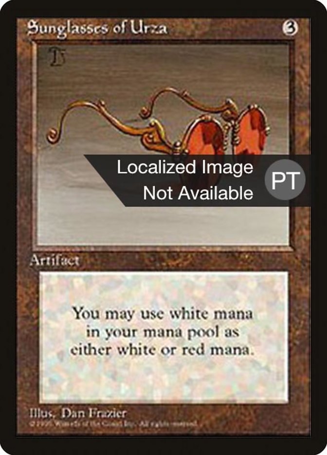 Sunglasses of Urza [Fourth Edition (Foreign Black Border)] | GrognardGamesBatavia