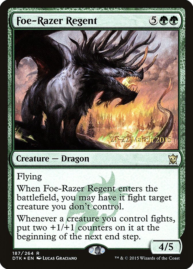 Foe-Razer Regent [Dragons of Tarkir Prerelease Promos] | GrognardGamesBatavia