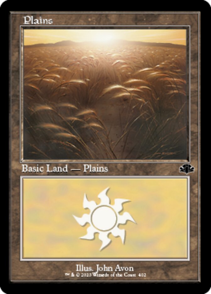 Plains (402) (Retro) [Dominaria Remastered] | GrognardGamesBatavia