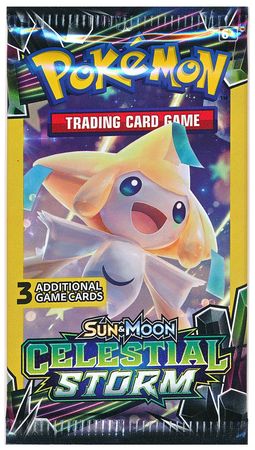 Sun & Moon: Celestial Storm - 3-Card Booster Pack | GrognardGamesBatavia