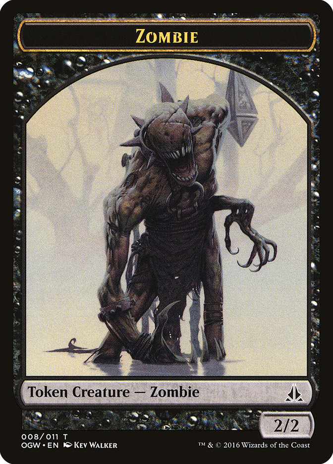 Zombie Token [Oath of the Gatewatch Tokens] | GrognardGamesBatavia