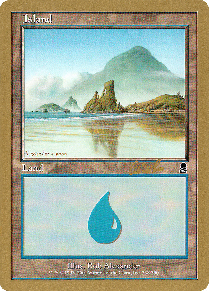 Island (cr338) (Carlos Romao) [World Championship Decks 2002] | GrognardGamesBatavia