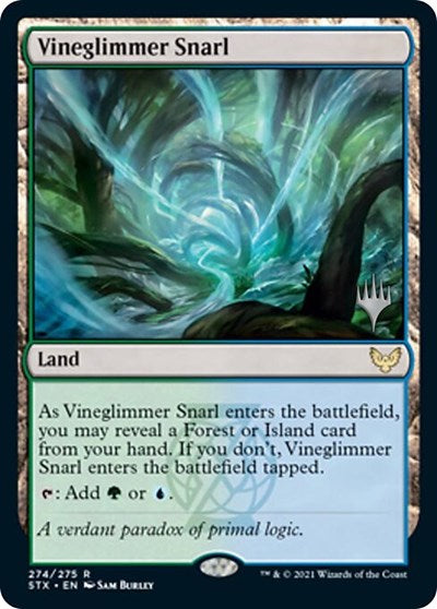 Vineglimmer Snarl (Promo Pack) [Strixhaven: School of Mages Promos] | GrognardGamesBatavia