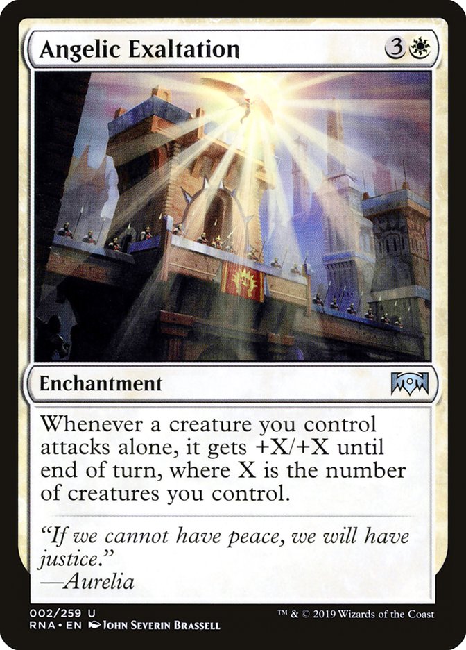 Angelic Exaltation [Ravnica Allegiance] | GrognardGamesBatavia