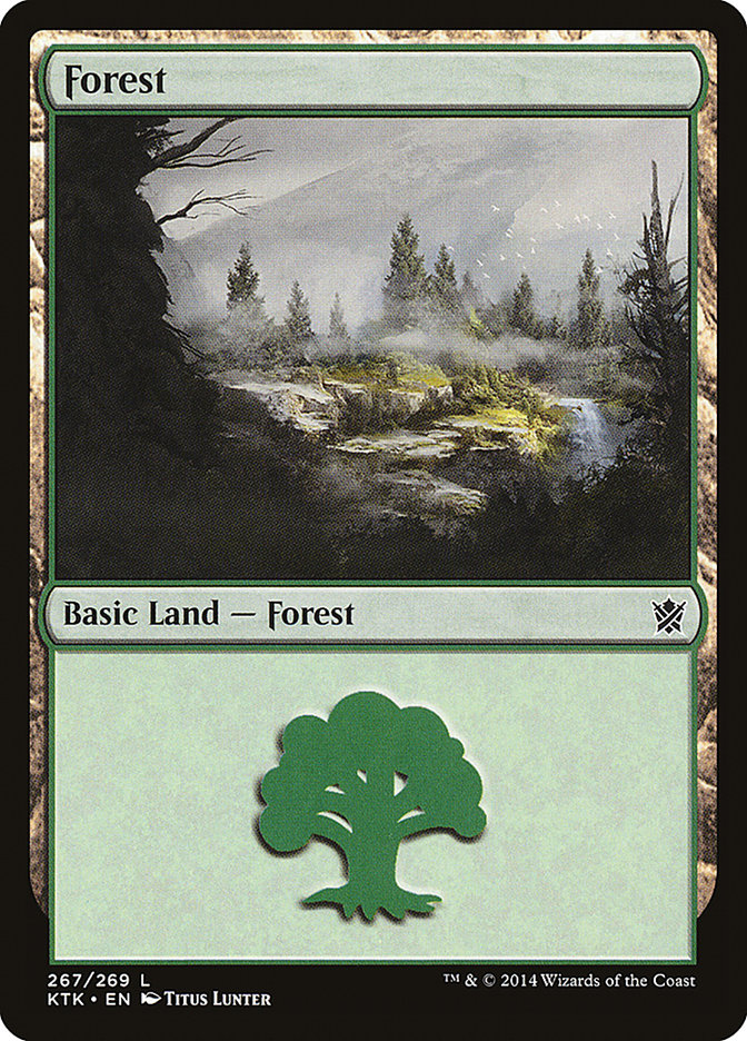 Forest (267) [Khans of Tarkir] | GrognardGamesBatavia