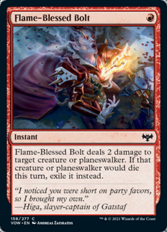 Flame-Blessed Bolt [Innistrad: Crimson Vow] | GrognardGamesBatavia