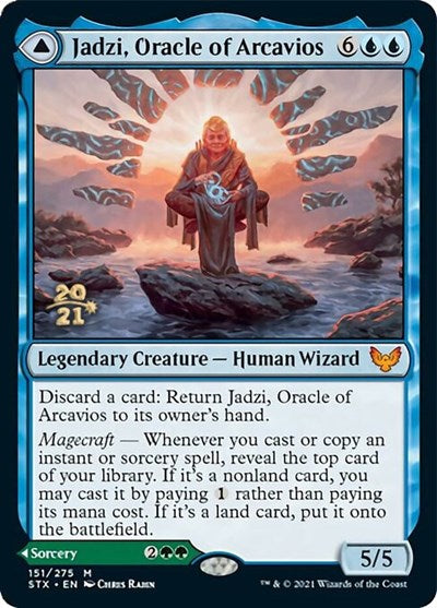 Jadzi, Oracle of Arcavios // Journey to the Oracle [Strixhaven: School of Mages Prerelease Promos] | GrognardGamesBatavia