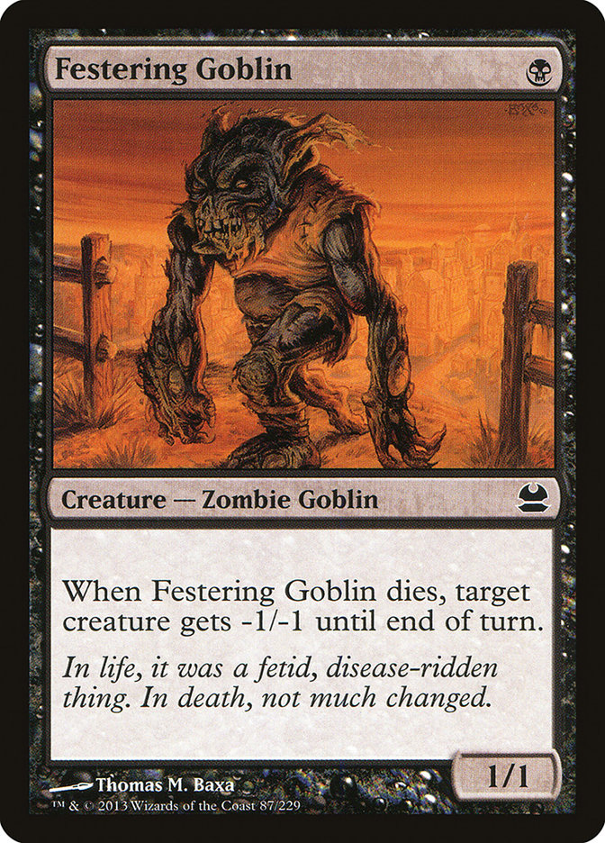 Festering Goblin [Modern Masters] | GrognardGamesBatavia