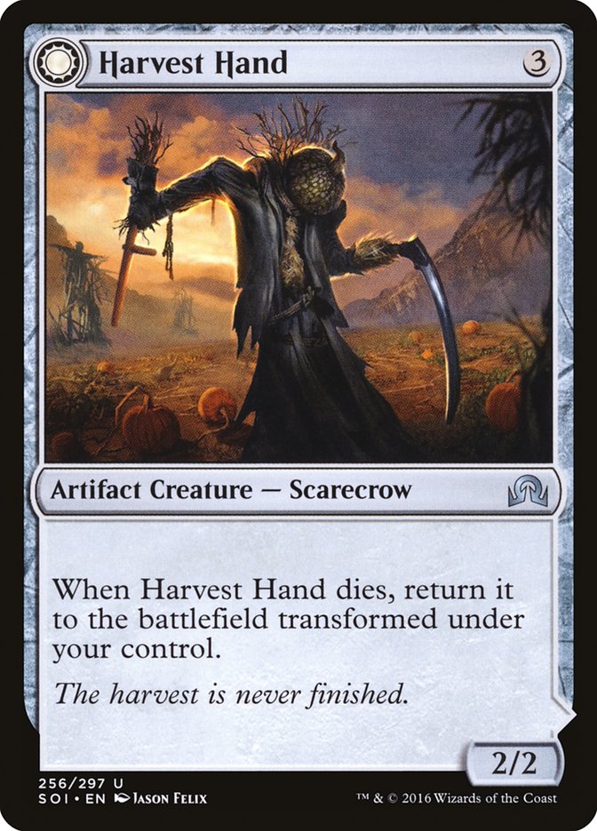 Harvest Hand // Scrounged Scythe [Shadows over Innistrad] | GrognardGamesBatavia