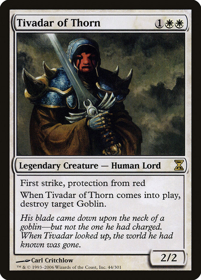 Tivadar of Thorn [Time Spiral] | GrognardGamesBatavia