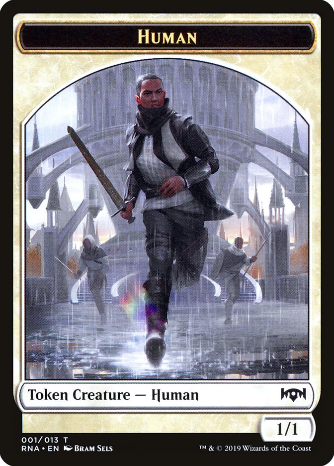 Human Token [Ravnica Allegiance Tokens] | GrognardGamesBatavia