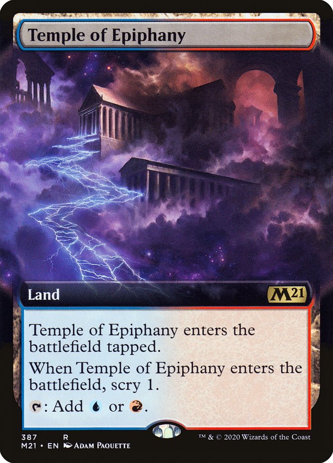 Temple of Epiphany (Extended Art) [Core Set 2021] | GrognardGamesBatavia
