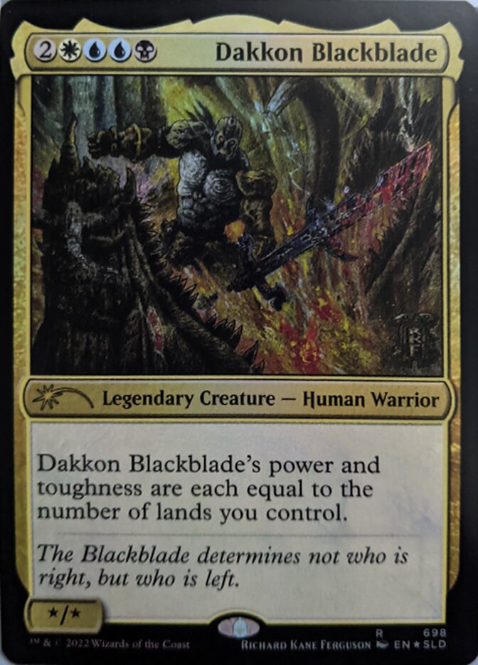 Dakkon Blackblade [Secret Lair Drop Promos] | GrognardGamesBatavia