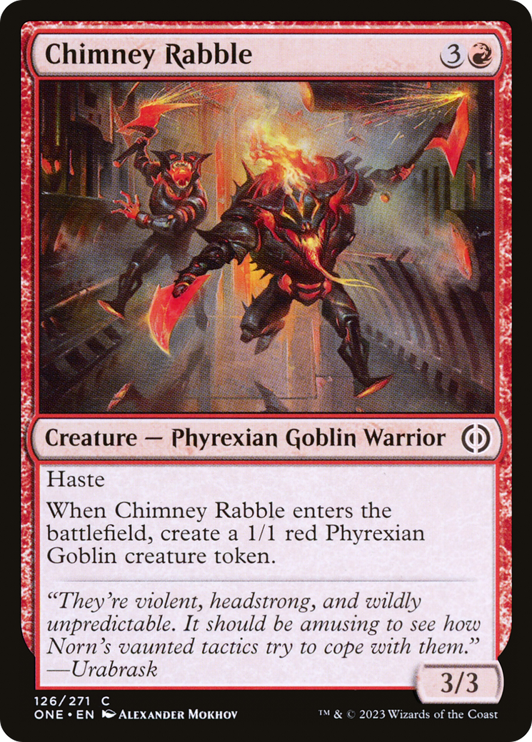 Chimney Rabble [Phyrexia: All Will Be One] | GrognardGamesBatavia