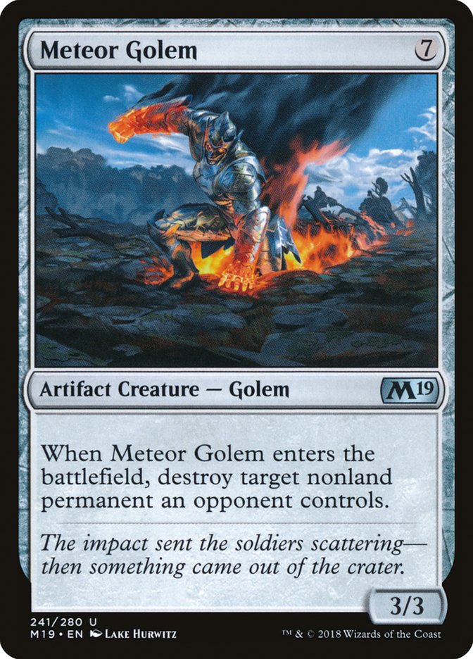 Meteor Golem [Core Set 2019] | GrognardGamesBatavia