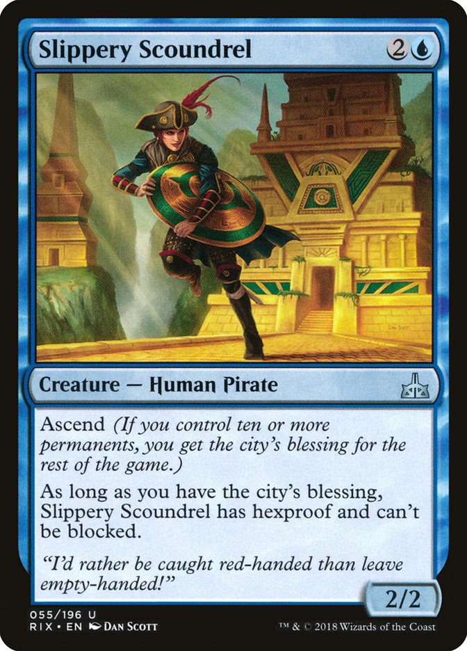 Slippery Scoundrel [Rivals of Ixalan] | GrognardGamesBatavia